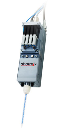 shotmix - urzadzenie dozująco mieszające materiały klejące